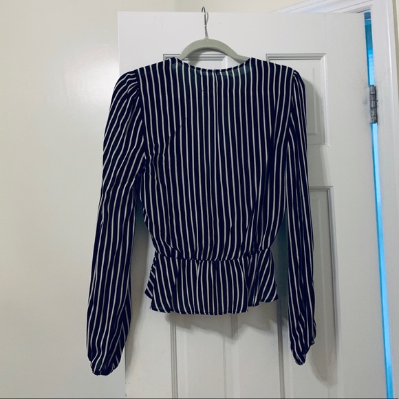 Reformation Camila Top B&W stripe Sz Small - Picture 7 of 7